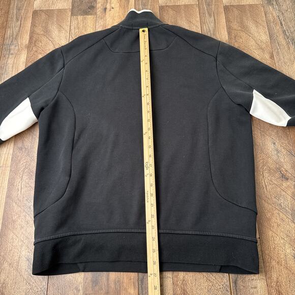 Polo Ralph Lauren Track Jacket Men's Large Black Athletic Training 6824 - Picture 9 of 12